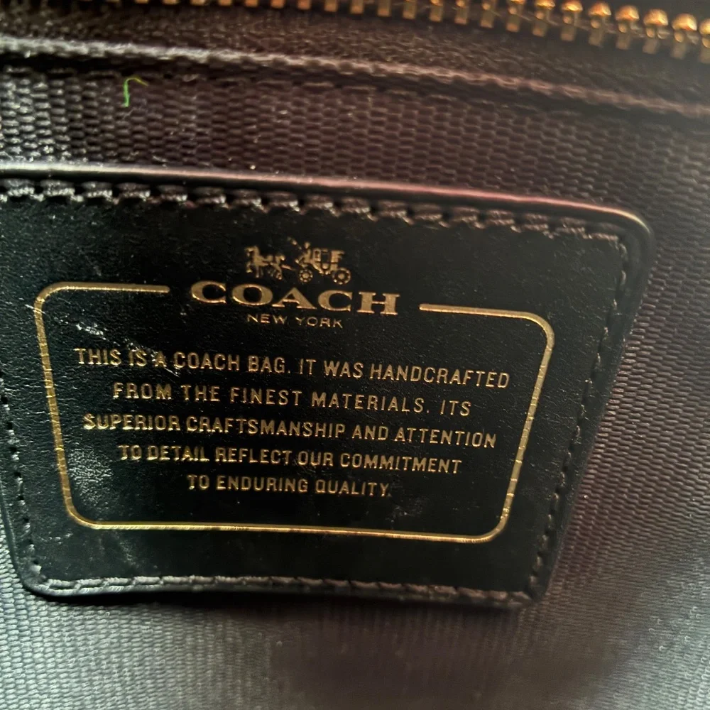 Coach Gramercy Satchel in Black Leather - Picture 14 of 14